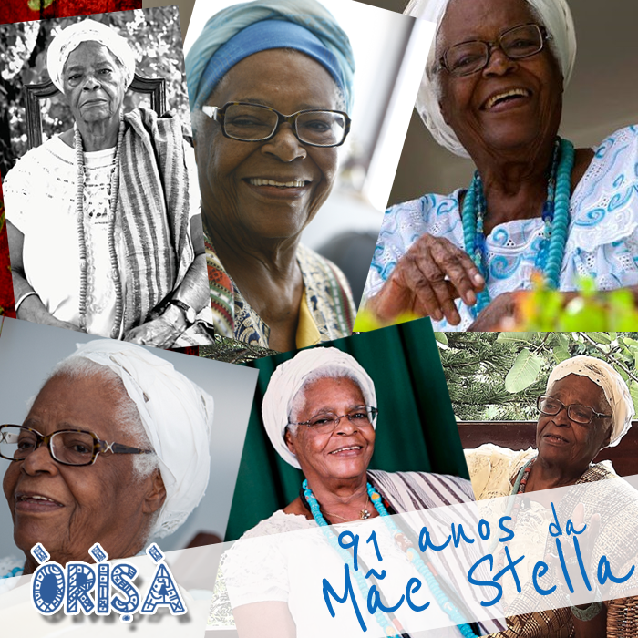 Hoje mãe Stella de Oxossi completa 91 anos.