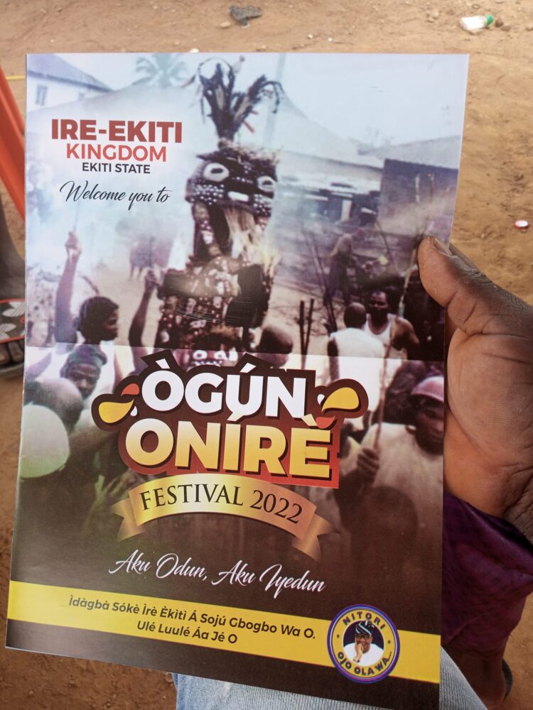 FESTIVAL DE OGUN EM IRE EKITI  “O DIA DO EMBATE”